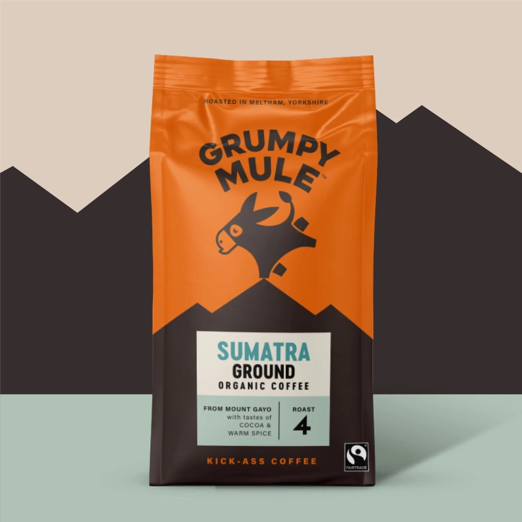 Grumpy Mule Sumatra Ground Coffee (200g) gallery image #1