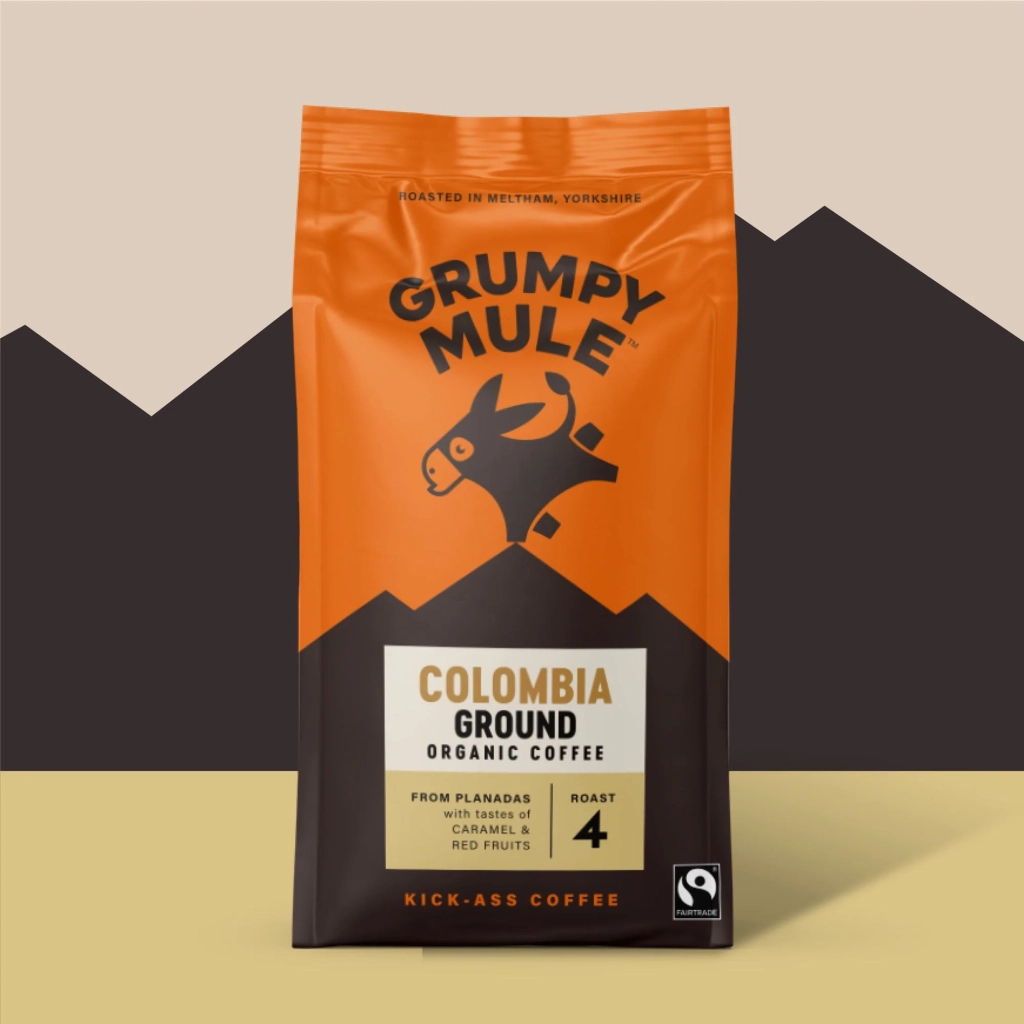 Grumpy Mule Colombia Ground Coffee (200g) gallery image #1