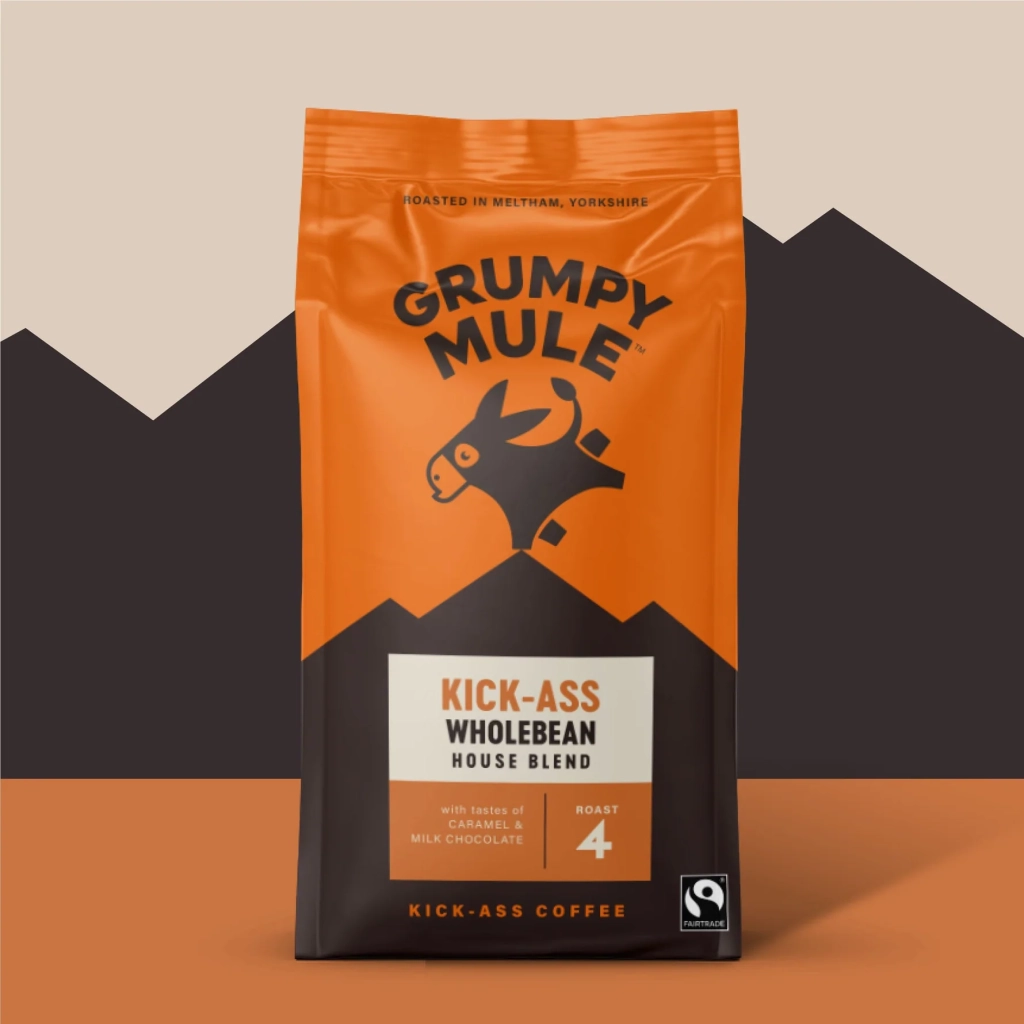 Grumpy Mule Kick Ass House Blend Beans (200g) gallery image #1