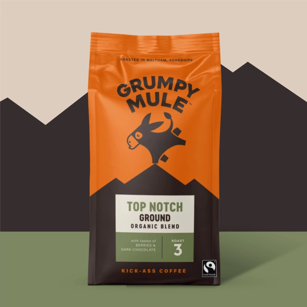 Grumpy Mule Top Notch Ground Coffee (200g) gallery image #1