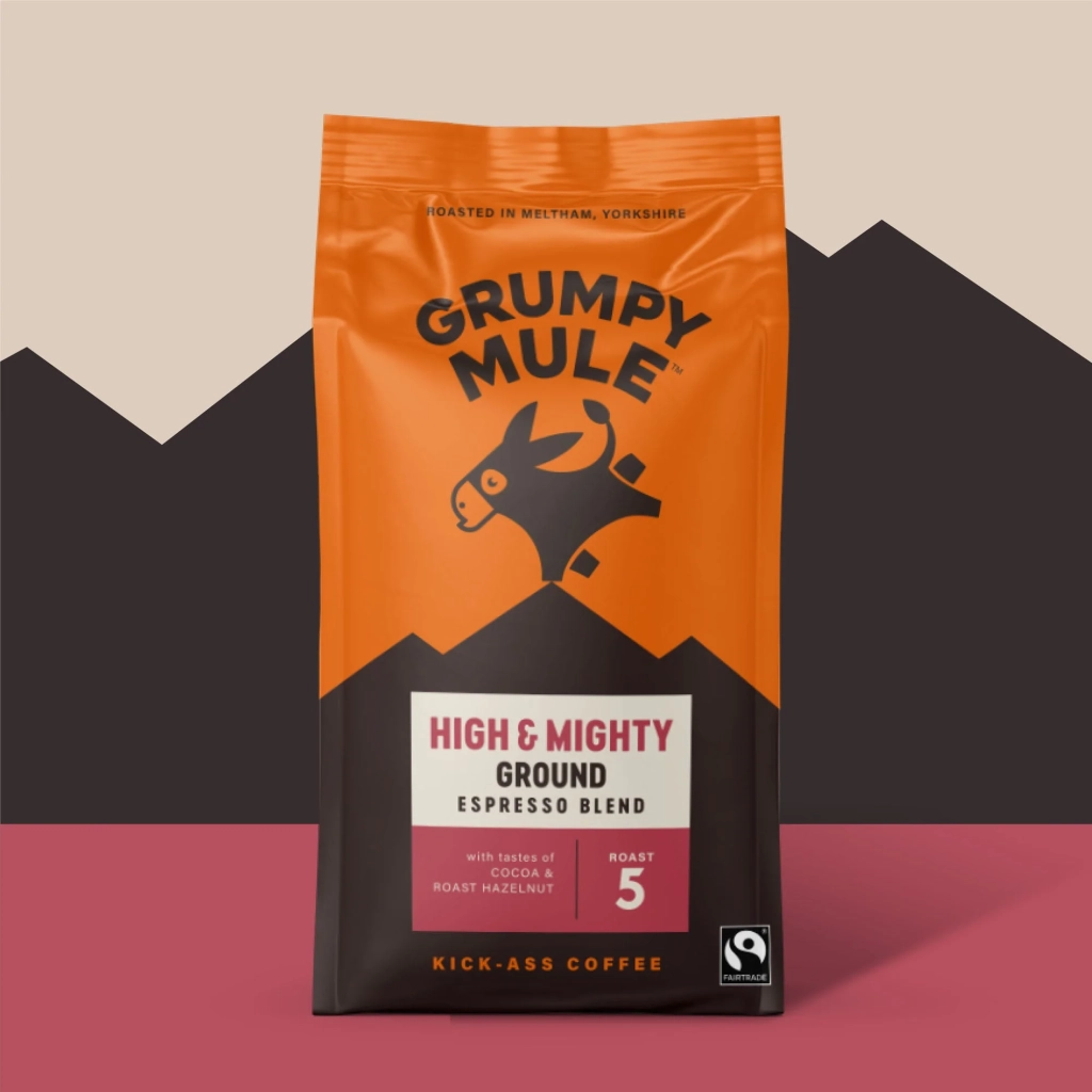 Grumpy Mule High & Mighty Ground Coffee (200g) gallery image #1