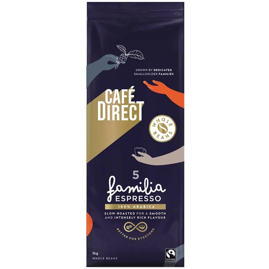 Cafédirect Familia Arabica Espresso Beans (1kg) gallery image #1