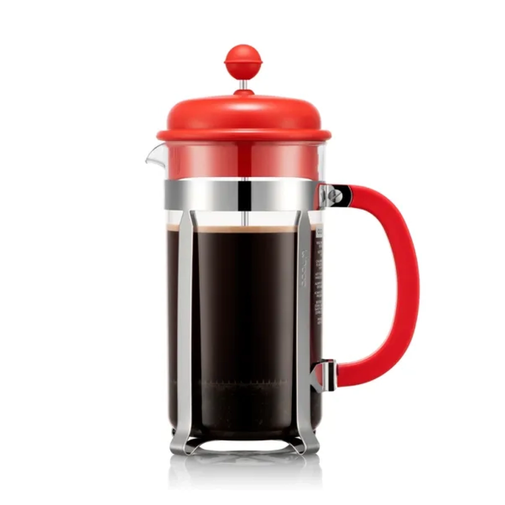 Bodum CAFFETTIERA French Press Coffee Maker - RED gallery image #1