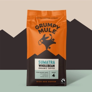 Grumpy Mule Sumatra Coffee Beans (200g) main thumbnail image